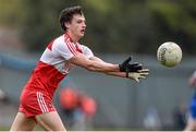 15 March 2015; Kevin Johnston, Derry. Allianz Football League, Division 1, Round 5, Monaghan v Derry, St Tiernach’s Park, Clones, Co. Monaghan. Picture credit: Ramsey Cardy / SPORTSFILE