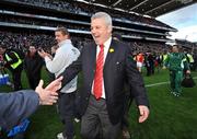 8 March 2008; Wales coach Warren Gatland after Wales won the Triple Crown. RBS Six Nations Rugby Championship, Ireland v Wales, Croke Park, Dublin. Picture credit: Brian Lawless / SPORTSFILE