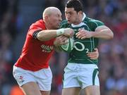 8 March 2008; Rob Kearney, Ireland, is tackled by Tom Shanklin, Wales. RBS Six Nations Rugby Championship, Ireland v Wales, Croke Park, Dublin. Picture credit: Brendan Moran / SPORTSFILE