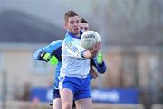 8 March 2008; Brian Ennis, DIT, in action against Damian McCaul, UUJ. Ulster Bank Sigerson Cup semi-final, UUJ v DIT, Carlow IT, Carlow. Picture credit: Matt Browne / SPORTSFILE