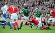 08 March 2008; Donnacha O'Callaghan, Ireland, is tackled by Ryan Jones, Wales. RBS Six Nations Rugby Championship, Ireland v Wales, Croke Park, Dublin. Picture credit: Pat Murphy / SPORTSFILE *** Local Caption ***