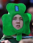 8 March 2008; An Ireland fan watches the game. RBS Six Nations Rugby Championship, Ireland v Wales, Croke Park, Dublin. Picture credit: Brian Lawless / SPORTSFILE