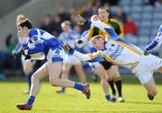 9 March 2008; Mark Delaney, Laois, in action against Seanie Furlong, Wicklow. Leinster Under 21 Football Championship, Laois v Wicklow, O'Moore Park, Portlaoise. Photo by Sportsfile