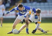 9 March 2008; Conor Meredith, Laois, in action against Padraig Higgins, Wicklow. Leinster Under 21 Football Championship, Laois v Wicklow, O'Moore Park, Portlaoise. Photo by Sportsfile