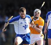 9 March 2008; Ken McGrath, Waterford, is tackled by Liam Watson, Antrim. Allianz National Hurling League, Division 1A, Round 3, Waterford v Antrim, Fraher Field, Dungarvan, Co. Waterford. Picture credit: Matt Browne / SPORTSFILE