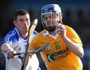 9 March 2008; Shane McNaughton, Antrim, in action against Brian Phelan, Waterford. Allianz National Hurling League, Division 1A, Round 3, Waterford v Antrim, Fraher Field, Dungarvan, Co. Waterford. Picture credit: Matt Browne / SPORTSFILE