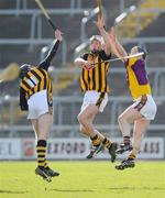 9 March 2008; James 'Cha' Fitzpatrick and Michael Rice, 11, Kilkenny, in action against John O'Connor, Wexford. Allianz National Hurling League, Division 1A, Round 3, Wexford v Kilkenny, Wexford Park, Wexford. Picture credit: Pat Murphy / SPORTSFILE