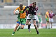 17 March 2015; Micheal Lundy, Corofin, is tackled by Brendan Rodgers, Slaughtneil. AIB GAA Football All-Ireland Senior Club Championship Final, Corofin, Co. Galway v Slaughtneil, Co. Derry, Croke Park, Dublin. Picture credit: Ramsey Cardy / SPORTSFILE