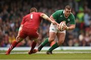 14 March 2015; Jack McGrath, Ireland, in action against Gethin Jenkins, Wales. RBS Six Nations Rugby Championship, Wales v Ireland. Millennium Stadium, Cardiff, Wales. Picture credit: Stephen McCarthy / SPORTSFILE