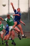 25 September 1998; Kevin Waldron of London in action against Owen Cummins of New York during the Men's Final of the Irish Holidays International Football Festival at Parnell Park, Dublin. Photo by David Maher/Sportsfile
