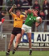 3 October 1998; Derry Foley of Rest of Ireland, in action against Anthony Tohill of Ulster/Galway during the International Rules Challenge match between Ulster/Galway and Rest of Ireland in aid of the Omagh Victims Fund at Healy Park in Omagh, Tyrone. Photo by Ray McManus/Sportsfile