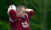 13 June 2000; Frank Sheahan during an Ireland Rugby training session at Crusader Park in Oakville, Ontario, Canada. Photo by Matt Browne/Sportsfile