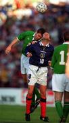 30 May 2000; Don Hutchison of Scotland in action against Kevin Kilbane of Republic of Ireland during the International Friendly match between Republic of Ireland and Scotland at Lansdowne Road in Dublin. Photo by Brendan Moran/Sportsfile