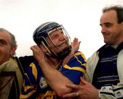 11 June 2000; Tipperary's John Leahy celebrates following the Guinness Munster Senior Hurling Championship Semi-Final match between Tipperary and Clare at Páirc Uí Chaoimh in Cork. Photo by Ray McManus/Sportsfile