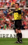 28 May 2000; Republic of Ireland goalkeeper Alan Kelly during the Steve Staunton and Tony Cascarino Testimonial match between Republic of Ireland and Liverpool at Lansdowne Road in Dublin. Photo by Damien Eagers/Sportsfile