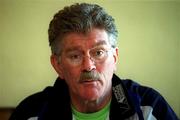 25 May 2000; Barbarians coach Bob Dwyer during a Barbarians press conference in Dublin. Photo by Brendan Moran/Sportsfile