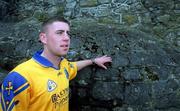 31 March 2000; Roscommon's Frankie Dolan poses for a portrait at Athlone Castle in Roscommon. Photo by Damien Eagers/Sportsfile