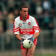 20 May 2000; Gary Coleman of Derry during the Church & General National Football League Final Replay match between Derry and Meath at St Tiernach's Park in Clones, Monaghan. Photo by Aoife Rice/Sportsfile