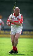 29 April 2000; Geoffrey McGonangle of Derry during the Church & General National Hurling League Division 1 Relegation Play-Off match between Kerry and Derry at Parnell Park in Dublin. Photo by Brendan Moran/Sportsfile