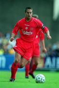 21 May 2000; Jamie Redknapp of Liverpool during the Steve Staunton and Tony Cascarino Testimonial match between Republic of Ireland and Liverpool at Lansdowne Road in Dublin. Photo by Brendan Moran/Sportsfile