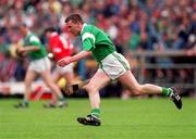 4 June 2000; Mark Foley of Limerick during the Guinness Munster Senior Hurling Championship Semi-Final match between Cork and Limerick at Semple Stadium in Thurles, Tipperary. Photo by Ray McManus/Sportsfile