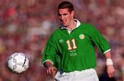 30 May 2000; Mark Kennedy of Republic of Ireland during the International Friendly match between Republic of Ireland and Scotland at Lansdowne Road in Dublin. Photo by Brendan Moran/Sportsfile