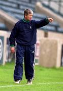 29 April 2000; Kerry manager Michael O'Halloran during the Church & General National Hurling League Division 1 Relegation Play-Off match between Kerry and Derry at Parnell Park in Dublin. Photo by Brendan Moran/Sportsfile