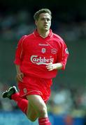 21 May 2000; Michael Owen of Liverpool during the Steve Staunton and Tony Cascarino Testimonial match between Republic of Ireland and Liverpool at Lansdowne Road in Dublin. Photo by Brendan Moran/Sportsfile