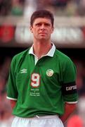 30 May 2000; Niall Quinn of Republic of Ireland during the International Friendly match between Republic of Ireland and Scotland at Lansdowne Road in Dublin. Photo by David Maher/Sportsfile