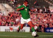 30 May 2000; Phil Babb of Republic of Ireland during the International Friendly match between Republic of Ireland and Scotland at Lansdowne Road in Dublin. Photo by David Maher/Sportsfile
