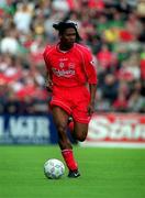 21 May 2000; Rigobert Song of Liverpool during the Steve Staunton and Tony Cascarino Testimonial match between Republic of Ireland and Liverpool at Lansdowne Road in Dublin. Photo by Damien Eagers/Sportsfile