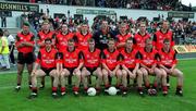 28 May 2000; The Down team prior to the Bank of Ireland Ulster Senior Football Championship Quarter-Final match between Antrim and Down at Casement Park in Belfast, Antrim. Photo by David Maher/Sportsfile