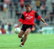 28 May 2000; Finbar Caulfield of Down during the Bank of Ireland Ulster Senior Football Championship Quarter-Final match between Antrim and Down at Casement Park in Belfast, Antrim. Photo by David Maher/Sportsfile