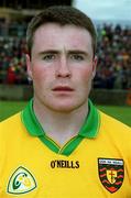 11 June 2000; John Gildea of Donegal prior to the Bank of Ireland Ulster Senior Football Championship Quarter-Final match between Donegal and Fermanagh at MacCumhail Park in Ballybofey, Donegal. Photo by Ray Lohan/Sportsfile