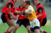 28 May 2000; John Kelly of Antrim during the Bank of Ireland Ulster Senior Football Championship Quarter-Final match between Antrim and Down at Casement Park in Belfast, Antrim. Photo by David Maher/Sportsfile