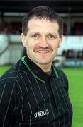 20 May 2000; Match official John Rutherford prior to the Bank of Ireland Leinster Senior Football Championship Group Stage Round 3 match between Carlow and Longford at Dr Cullen Park in Carlow. Photo by Ray McManus/Sportsfile