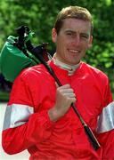 19 June 2000; Jockey Johnny Murtagh poses for a portrait. Photo by Ray McManus/Sportsfile