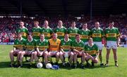 18 June 2000; The Kerry team prior to the Bank of Ireland Munster Senior Football Championship Semi-Final match between Kerry and Cork at Fitzgerald Stadium in Killarney, Kerry. Photo by Damien Eagers/Sportsfile