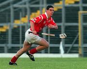 27 May 2000; Neil Ronan of Cork during the Guinness Munster Senior Hurling Championship Quarter-Final match between Kerry and Cork at Fitzgerald Stadium in Killarney, Kerry. Photo by Ray Lohan/Sportsfile