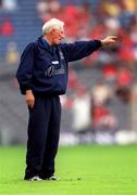 6 August 2000; Dublin manager Jim Boggan during the All-Ireland Minor Hurling Championship Semi-Final match between Cork and Dublin at Croke Park in Dublin. Photo by Ray McManus/Sportsfile