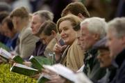 28 April 2004; Fine Gael MEP Avril Doyle during the second day of the Punchestown Racing Festival at Punchestown Racecourse in Kildare. Photo by Matt Browne/Sportsfile