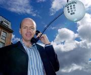 29 April 2004; Tyrone's Peter Canavan at the announcement by the Carphone Warehouse sponsored Gaelic Players' Association, of a 2 million Euro joint-venture with new telecommunications company, Club-Tel, at the Alexander Hotel in Dublin. Photo by Brian Lawless/Sportsfile