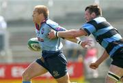 1 May 2004; Reece Spee of Belfast Harlequins in action against Tom Hayes of Shannon during the AIB All-Ireland League Division 1 Semi-Final match between Shannon and Belfast Harlequins at Thomond Park in Limerick. Photo by Sportsfile