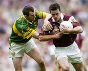 2 May 2004; Padraig Joyce of Galway in action against Michael McCarthy of Kerry during the Allianz National Football League Division 1 Final between Kerry and Galway at Croke Park in Dublin. Photo by David Maher/Sportsfile