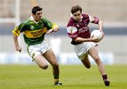 2 May 2004; Matthew Clancy of Galway in action against Tom O'Sullivan of Kerry during the Allianz National Football League Division 1 Final between Kerry and Galway at Croke Park in Dublin. Photo by David Maher/Sportsfile