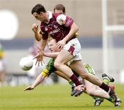 2 May 2004; Joe Bergin of Galway in action against Liam Hassett of Kerry during the Allianz National Football League Division 1 Final between Kerry and Galway at Croke Park in Dublin. Photo by David Maher/Sportsfile