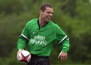 13 June 2000; Dominic Crotty during an Ireland Rugby training session at Crusader Park in Oakville, Ontario, Canada. Photo by Matt Browne/Sportsfile