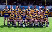 14 May 2000; The Clare team prior to the Bank of Ireland Munster Senior Football Championship Quarter-Final match between Clare and Waterford at Cusack Park in Ennis, Clare. Photo by Ray McManus/Sportsfile