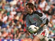 7 May 2000; Louth goalkeeper Colm Nally during the Church & General National Football League Division 2 Final between Louth and Offaly at Croke Park in Dublin. Photo by Ray McManus/Sportsfile