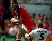6 May 2000; Eddie Halvey of Munster during the Heineken Cup Semi-Final match between Toulouse and Munster at Stade du Parc Lescure in Bordeaux, France. Photo by Brendan Moran/Sportsfile